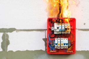 incendio eléctrico